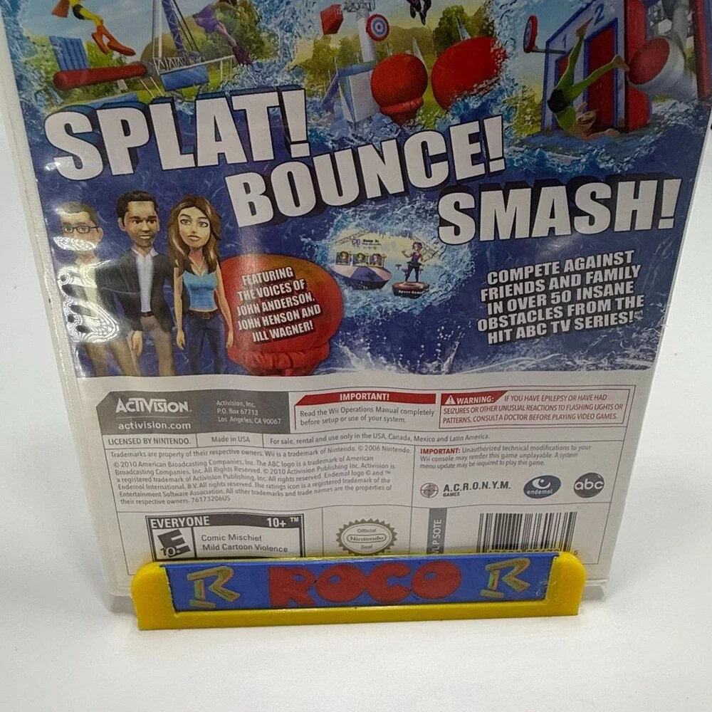 Unbranded wipeout game